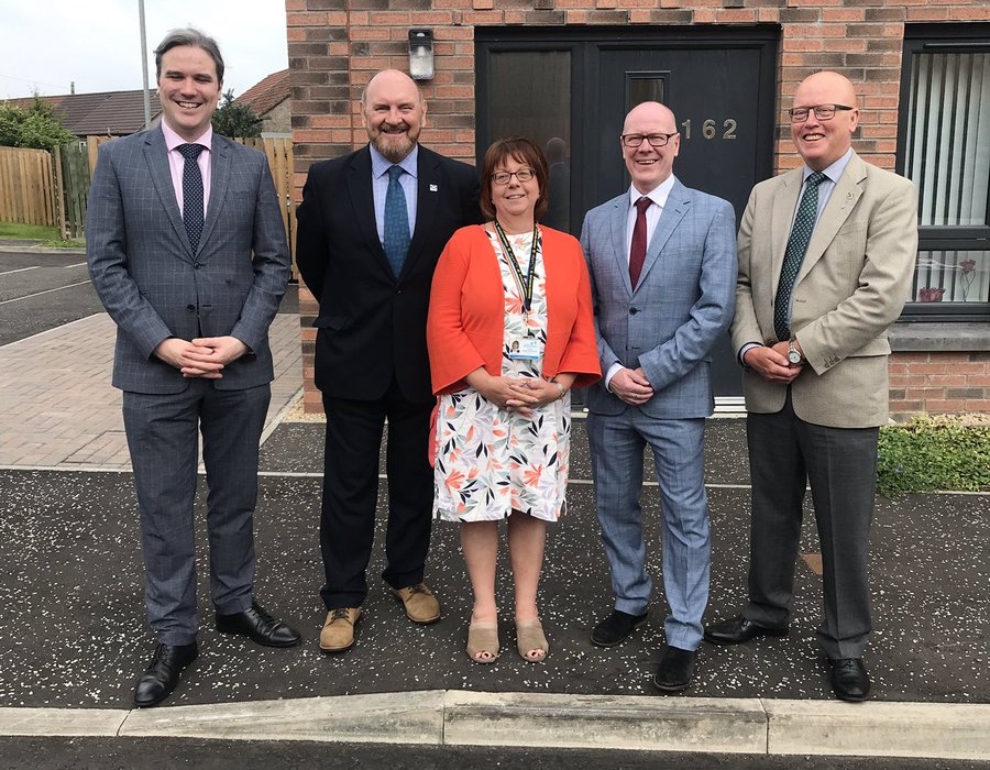 New council houses officially opened in East Renfrewshire Scottish